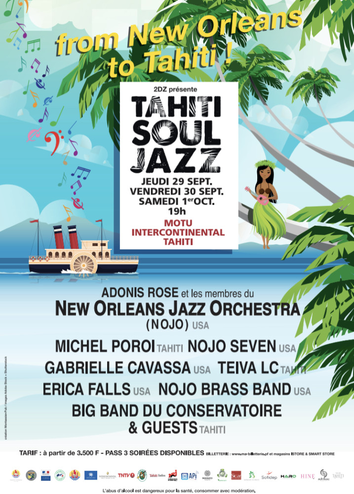 TAHITI SOUL JAZZ – PASS 3 SOIREES